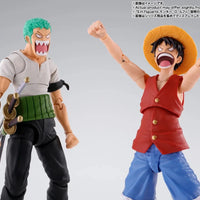 Bandai One Piece: S.H.Figuarts Roronoa Zoro [Romance Dawn] - Kidultverse