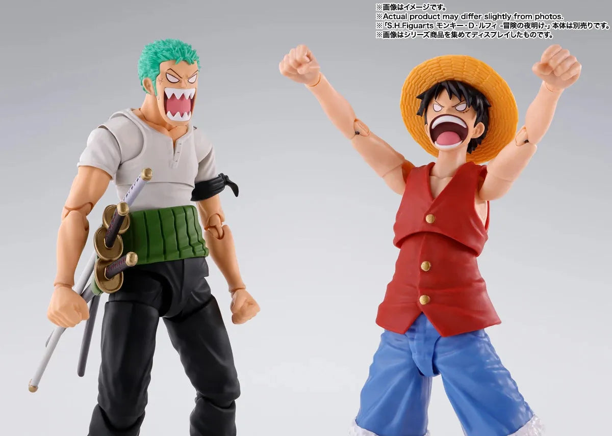 Bandai One Piece: S.H.Figuarts Roronoa Zoro [Romance Dawn] - Kidultverse