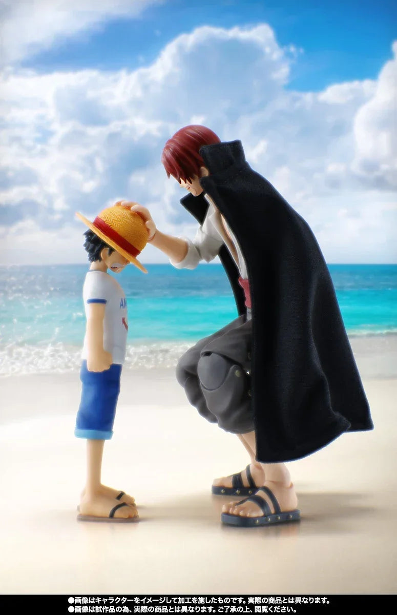 Bandai One Piece: S.H.Figuarts Shanks & Monkey.D.Luffy Childhood - Kidultverse