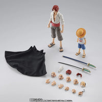 Bandai One Piece: S.H.Figuarts Shanks & Monkey.D.Luffy Childhood - Kidultverse