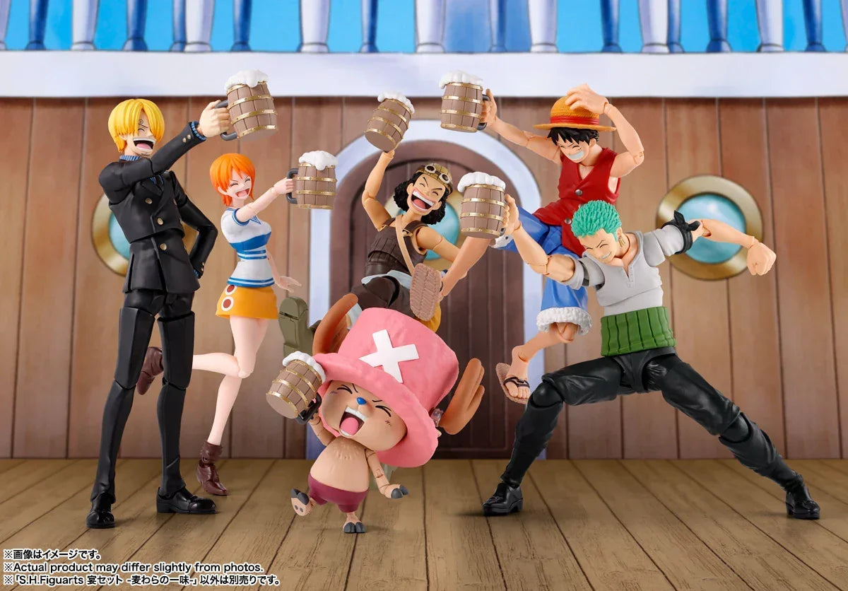 Bandai One Piece: S.H.Figuarts The Straw Hat Crew Party Set - Kidultverse