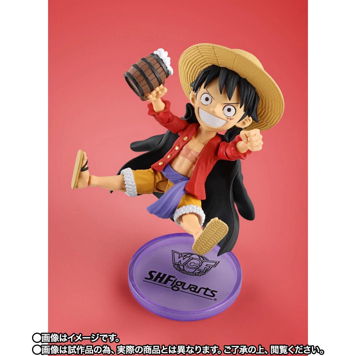 Bandai One Piece: World Collectable Figure X S.H.Figuarts Monkey D. Luffy [Tamashii Shop Ver.] (P-Bandai) - Kidultverse