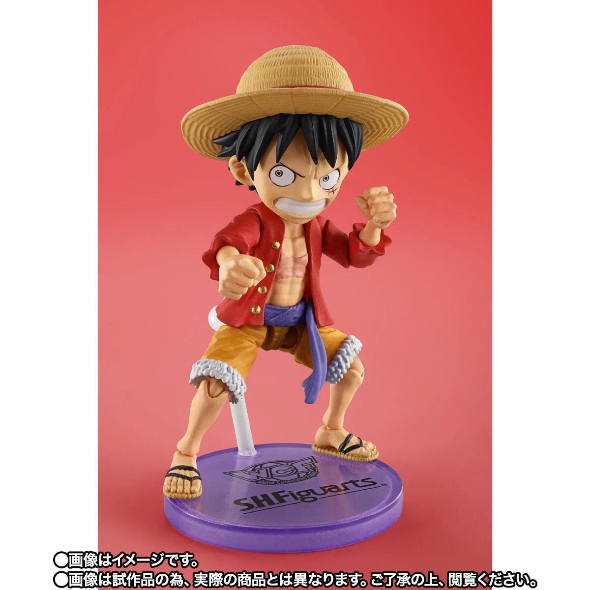 Bandai One Piece: World Collectable Figure X S.H.Figuarts Monkey D. Luffy [Tamashii Shop Ver.] (P-Bandai) - Kidultverse