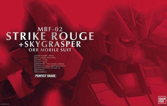 Bandai PG 1/60 No.11 MBF-02 Strike Rouge + Skygrasper ORB Mobile Suit - Kidultverse
