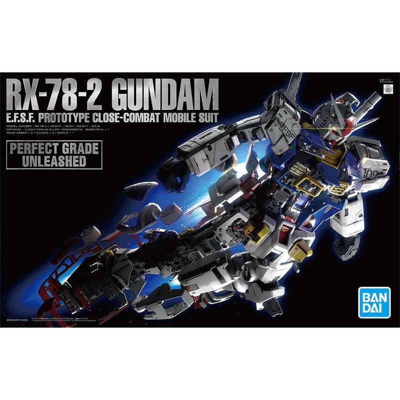 Bandai PG Unleashed 1/60 No.01 RX-78-2 Gundam - Kidultverse