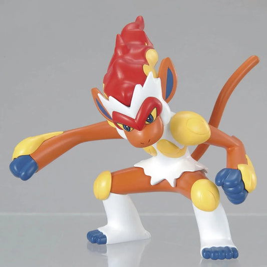 Bandai Pokemon Plastic Model Collection Select 07 Infernape Evolution Set - Kidultverse