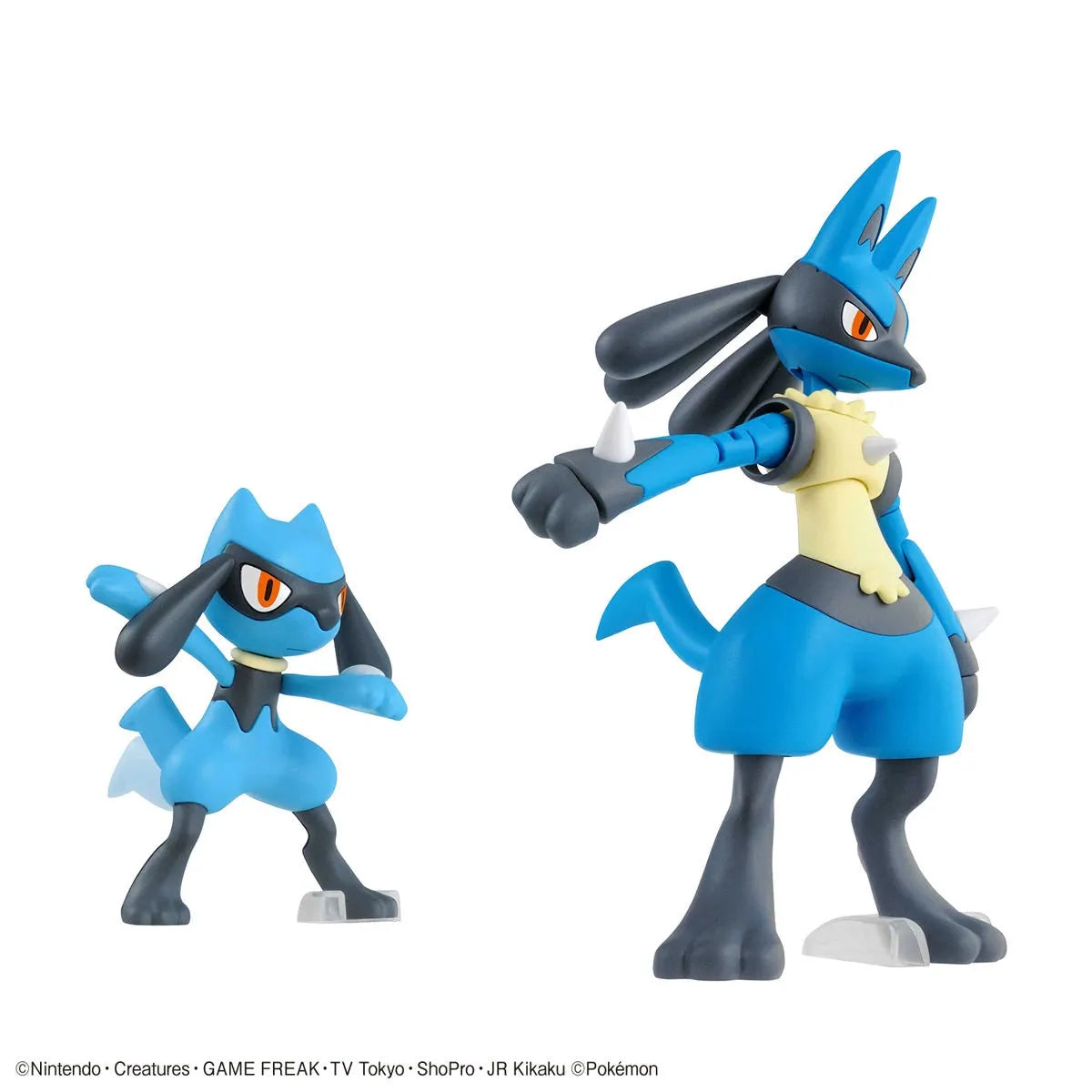 Bandai Pokemon Plastic Model Collection Select 44 Riolu & Lucario - Kidultverse