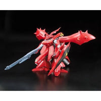 RE/100 1/100 No.01 MSN-04II Nightingale – three-quarter front view with beam rifle