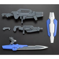 RG 1/144 Gundam Astraea Parts Set for Gundam Exia – unassembled blaster rifle, sword and shield parts