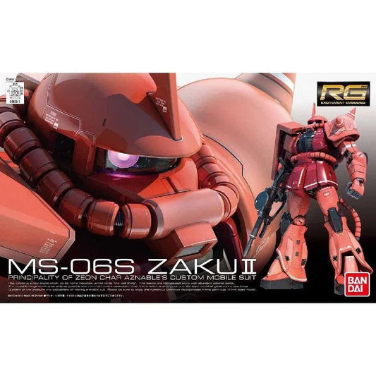 Bandai RG 1/144 No.002 MS-06S Zaku II [Char Aznable Custom] - Kidultverse