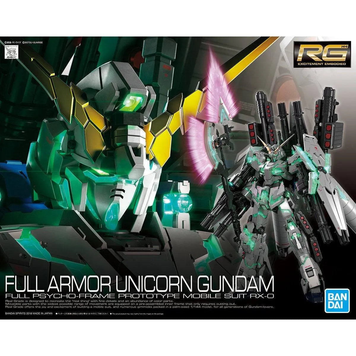 RG 1/144 No.030 RX-0 Full Armor Unicorn Gundam – Kidultverse®