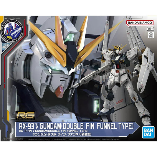 Bandai RG 1/144 RX-93 Nu Gundam [Double Fin Funnel Type] (Gundam Side-F) - Kidultverse