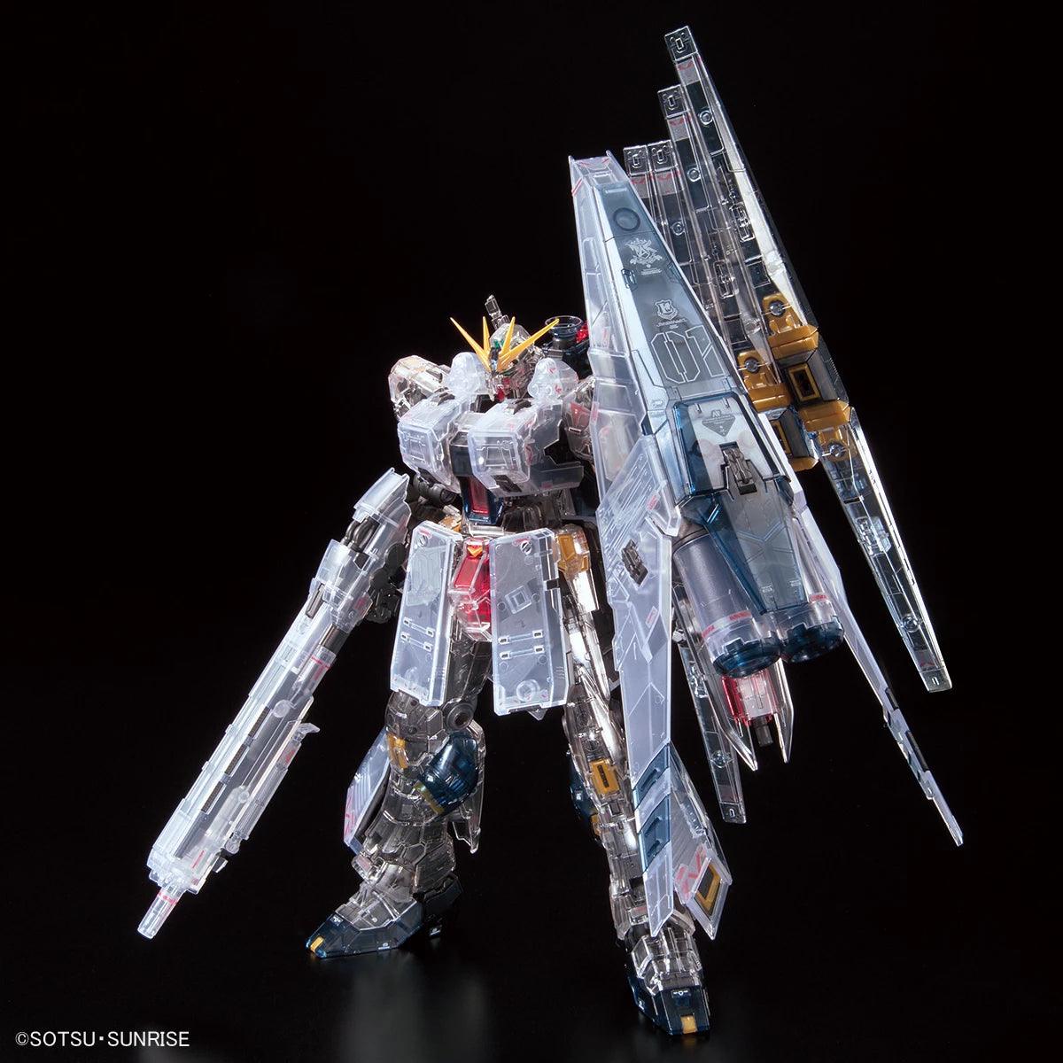 Bandai RG 1/144 RX-93 Nu Gundam HWS [Clear Color] (P-Bandai) - Kidultverse