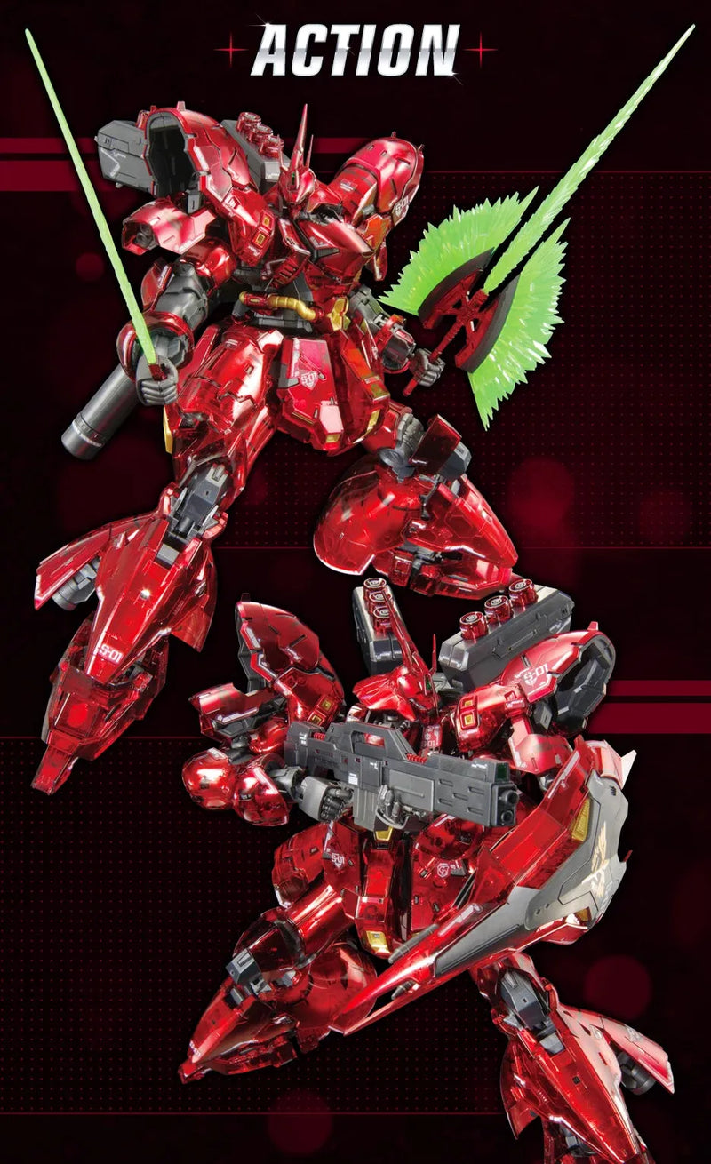 Bandai RG 1/144 The Gundam Base Limited Sazabi [Mechanical Core Plating] - Kidultverse
