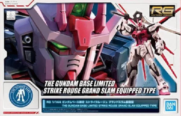 Bandai RG 1/144 The Gundam Base Limited Strike Rouge Grand Slam Equipped Type - Kidultverse
