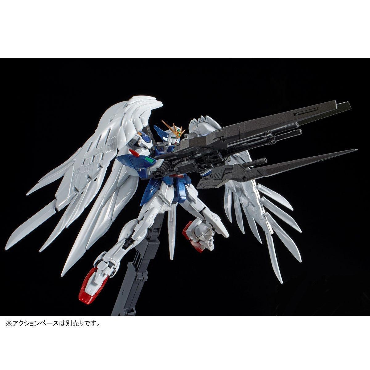 Bandai RG 1/144 Wing Gundam Zero EW & Drei Zwerg [Titanium Finish] (P-Bandai) - Kidultverse