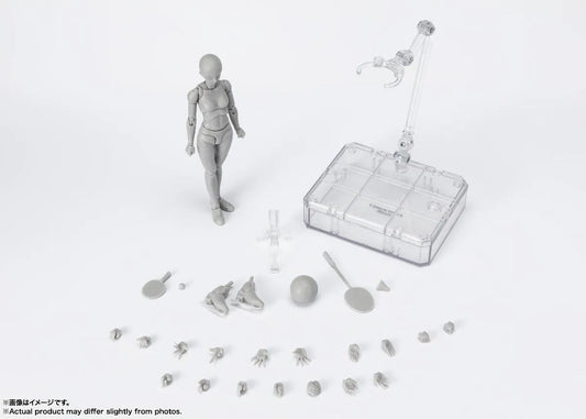 Bandai S.H.Figuarts Body-Chan Sports Edition DX Set (Gray Color Ver.) - Kidultverse