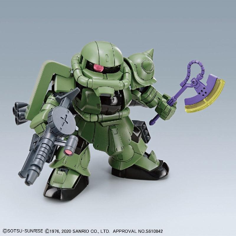 Bandai SD Gundam Cross Silhouette: Hello Kitty / MS-06 Zaku II - Kidultverse