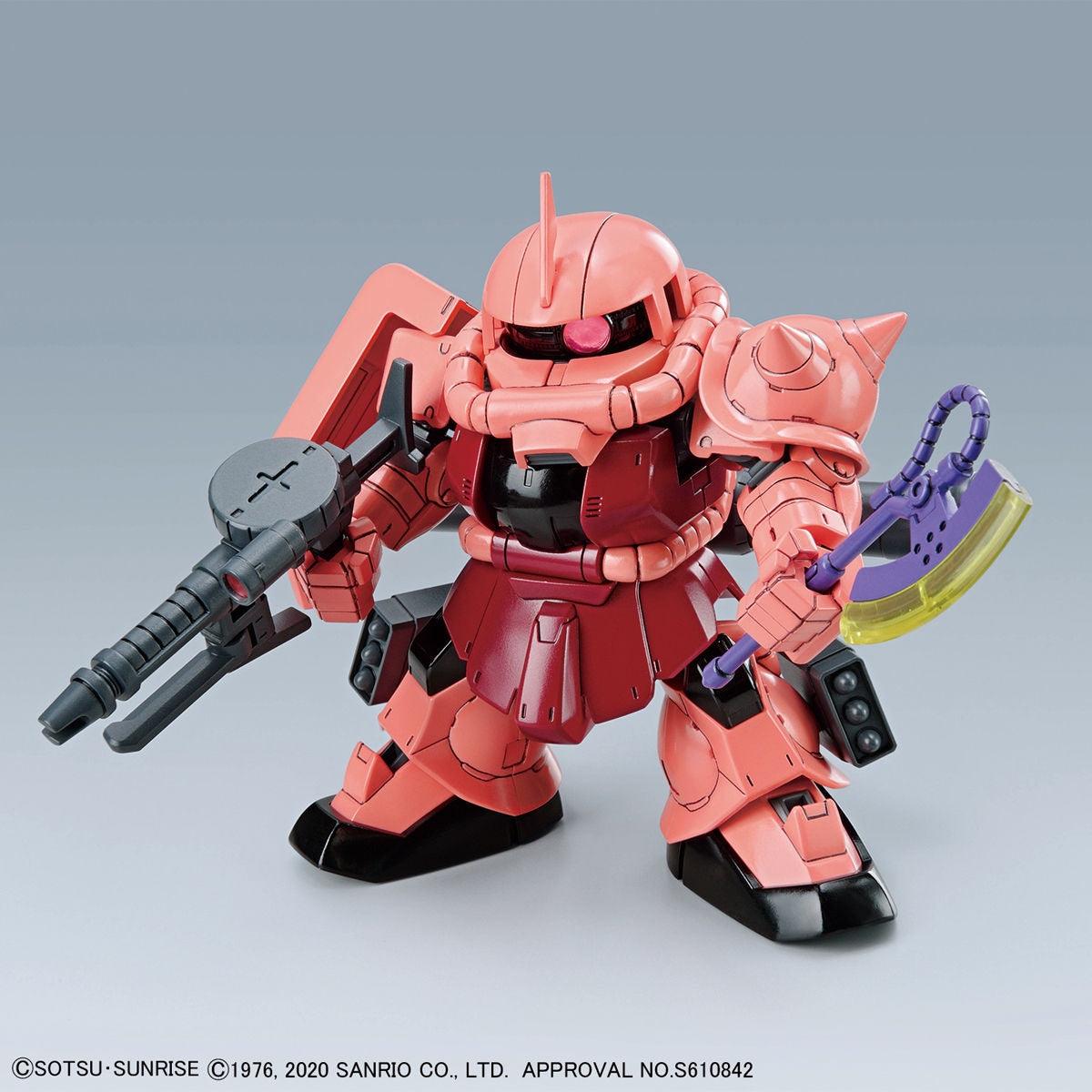 Bandai SD Gundam Cross Silhouette: Hello Kitty / MS-06S Char's Zaku II - Kidultverse