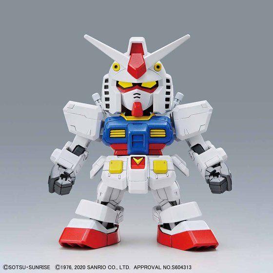 Bandai SD Gundam Cross Silhouette: Hello Kitty / RX-78-2 Gundam - Kidultverse