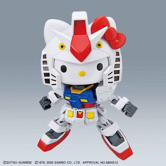 Bandai SD Gundam Cross Silhouette: Hello Kitty / RX-78-2 Gundam - Kidultverse