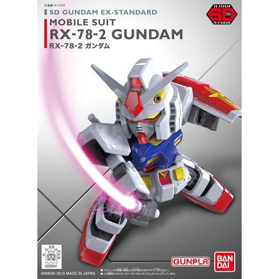 Bandai SD Gundam EX-Standard No.001 RX-78-2 Gundam - Kidultverse