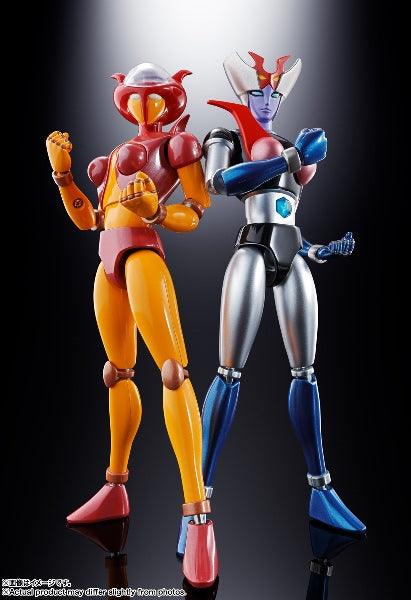 Bandai Soul of Chogokin GX-08R Aphrodite A vs GX-09R Minerva X - Kidultverse