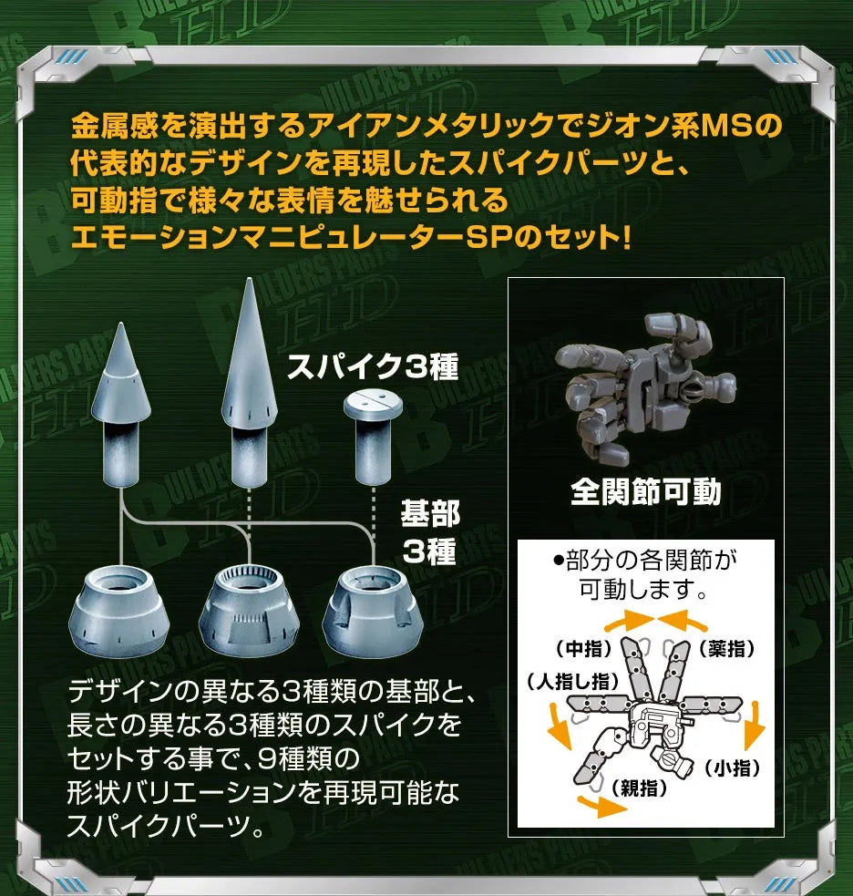 Bandai The Gundam Base Limited 1/100 MS Spike 01 & Emotion Manipulator [Principality of Zeon] - Kidultverse