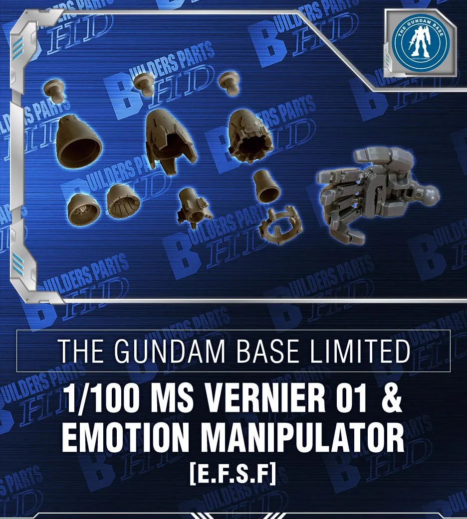 Bandai The Gundam Base Limited 1/100 MS Vernier 01 & Emotion Manipulator [E.F.S.F.] - Kidultverse