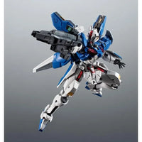 The Robot Spirits XVX-016RN Gundam Aerial Rebuild ver. – action pose with rifle and shield raised