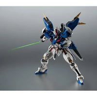 The Robot Spirits XVX-016RN Gundam Aerial Rebuild ver. – action pose with green beam sabre