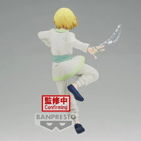 Hunter X Hunter: Vibration Stars: Kurapika – rear view in mid-kick pose