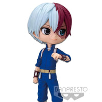 My Hero Academia: Q posket: Shoto Todoroki Ver.A – three-quarter front view with hand raised