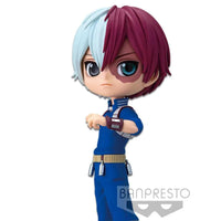 My Hero Academia: Q posket: Shoto Todoroki Ver.A – three-quarter view of figure with wristband