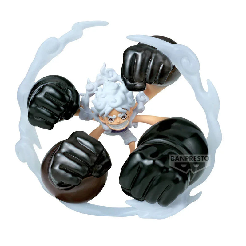 Banpresto One Piece: World Collectable Figure Special: Monkey D. Luffy Gear 5 [Gum-Gum Dawn Gatling] - Kidultverse