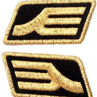 Cospa Mobile Suit Gundam: Zeon Lieutenant Commander Iron-on Patch [Black] - Kidultverse