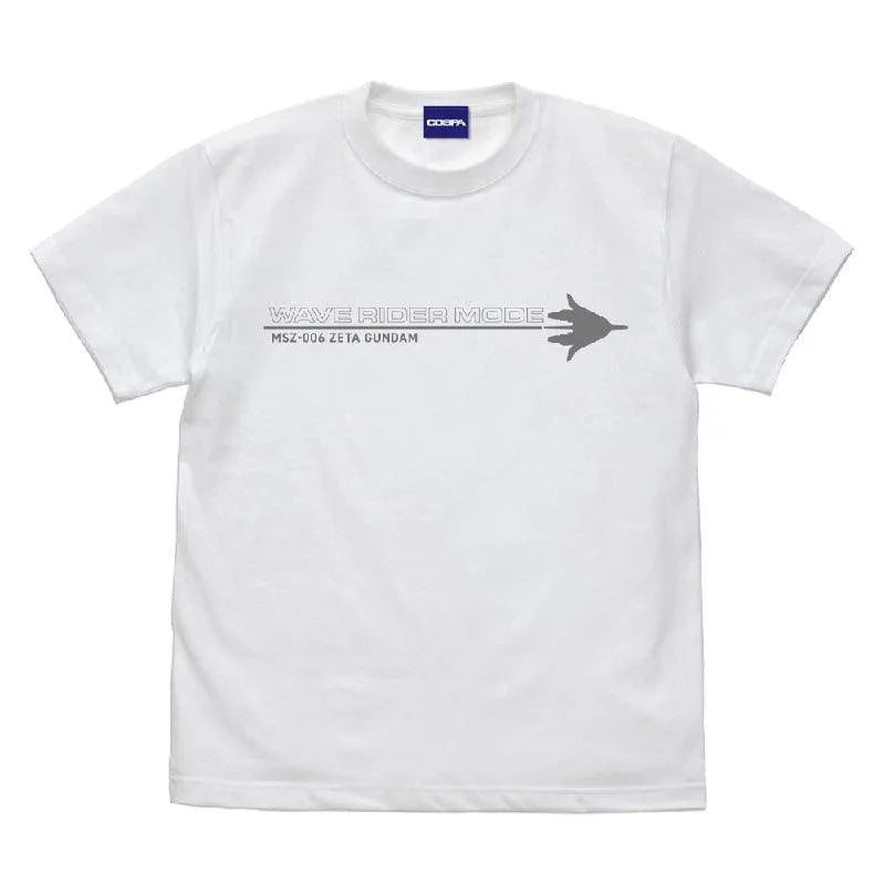 Cospa Mobile Suit Z Gundam: Newly Drawn Wave Rider T-Shirt - Kidultverse