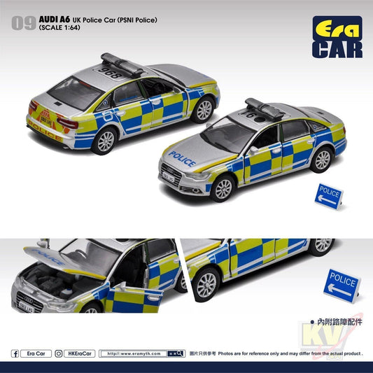 Era Car ERA#09 1/64 Audi A6 UK Police Car (PSNI Police) - Kidultverse