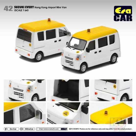 Era Car ERA#42 1/64 Suzuki Every Hong Kong Airport Mini Van - Kidultverse
