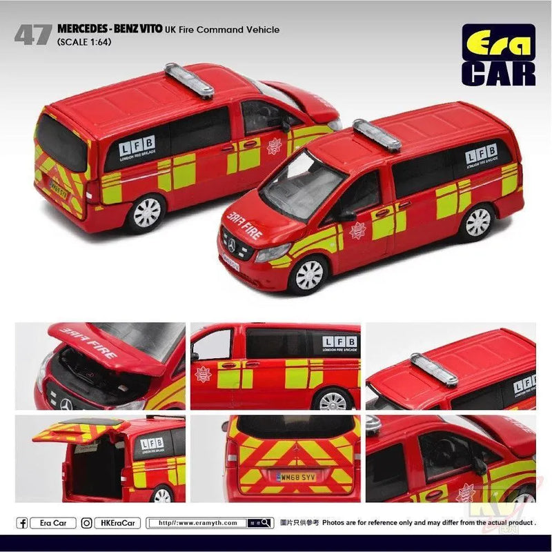 Era Car ERA#47 1/64 Mercedes Benz Vito UK Fire Command Vehicle - Kidultverse