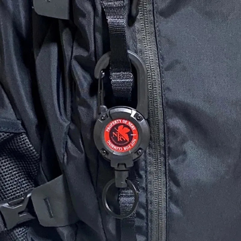 Eva Store Rebuild of Evangelion: EVA & LOGOS Fashion Carabiner with Cord Reel - Kidultverse