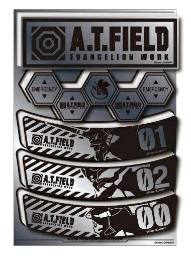 Evangelion Racing Evangelion Racing: A.T.FIELD Sticker Sheet [ATF029S] - Kidultverse
