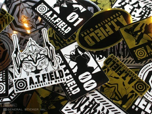 Evangelion Racing Evangelion Racing: A.T.FIELD Unit-01 Bust-Up Sticker [ATF024S] - Kidultverse