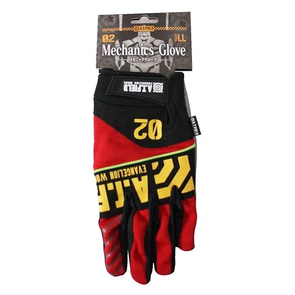 Evangelion Racing Evangelion Racing: EVA A.T.FIELD Mechanic's Gloves [Unit-02] - Kidultverse
