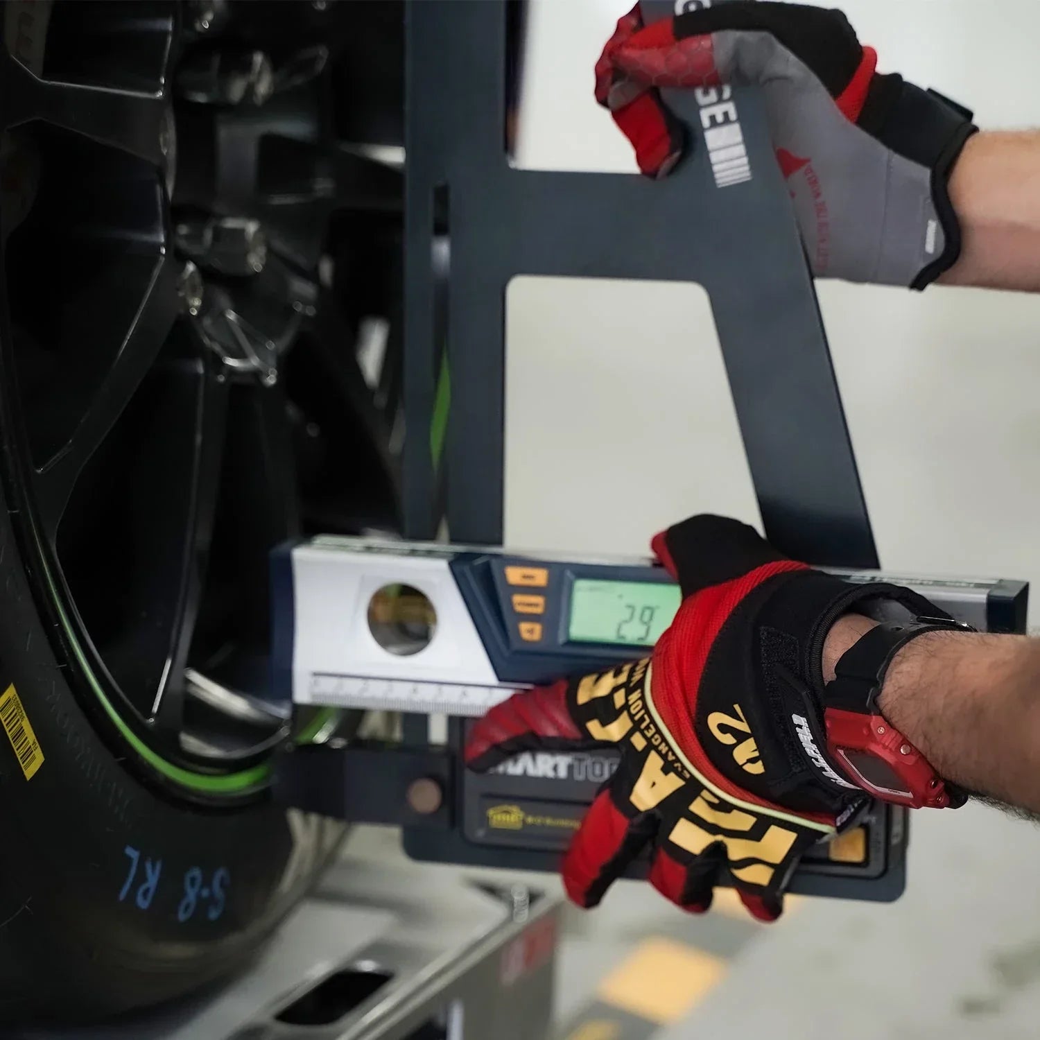 Evangelion Racing Evangelion Racing: EVA A.T.FIELD Mechanic's Gloves [Unit-02] - Kidultverse