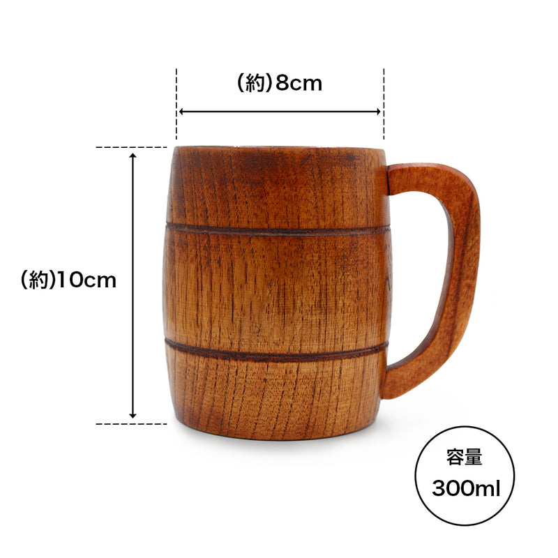 Attack on Titan: Survey Corps Barrel Wooden Mug