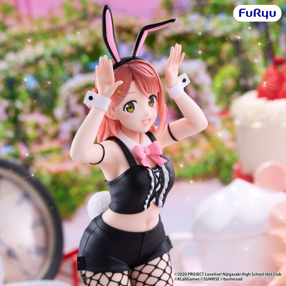 Love Live!: Bicute Bunnies: Ayumu Uehara – front view with bunny ears and wrists raised