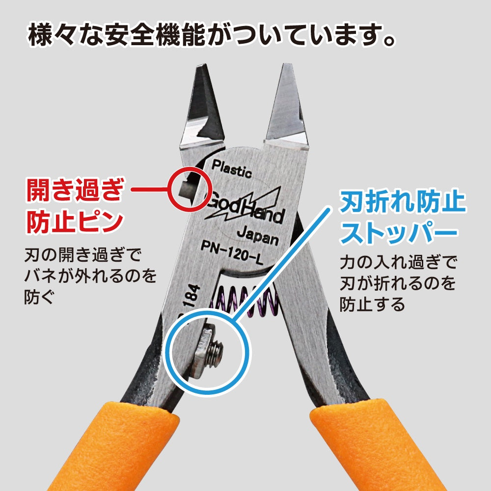 GodHand GodHand Left-Handed Blade One Nipper [GH-PN-120-L] - Kidultverse