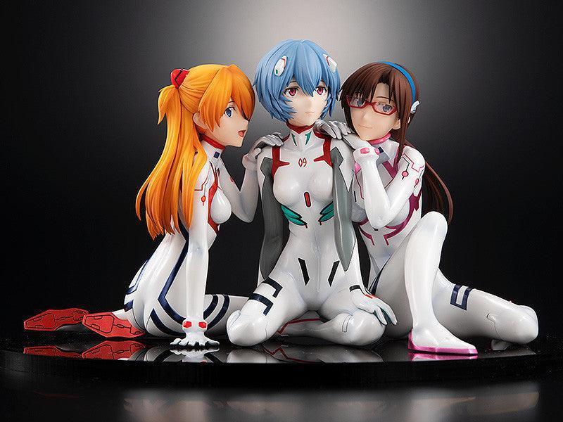 Good Smile Company KDcolle 1/8 EVANGELION:3.0+1.0 THRICE UPON A TIME Asuka, Rei, Mari Newtype Cover ver. [Newtype Special Set] Complete Figures - Kidultverse