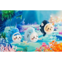 Gray Parka Service Chiikawa: Chiikawa Aquarium Killer Whale Plush Mascot Keychain: Usagi - Kidultverse